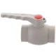Кран шаровый PPR КШ (ручка) для горячей воды 40 (Koer K0178.PRO)
