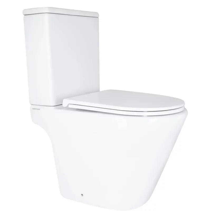 Унитаз-компакт Mixxus BEVEL-0405-R 605х370х800mm, система смыва RIMLESS