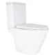 Унитаз-компакт Mixxus BEVEL-0405-R 605х370х800mm, система смыва RIMLESS