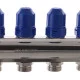 Коллекторный блок с расходомерами Koer KR.1110-08 1”x8 ways