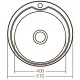 Мойка кухонная Zerix Z510-08-180D (decor)