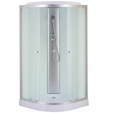 Бокс душевой без гидромассажа Mixxus STRONG SB02-90x90x215-FB SATIN с низким поддоном