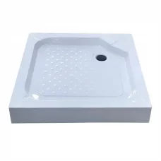 Душевой поддон с сифоном Mixxus CUBIC ST01-90x90x13 диаметр слива 52 мм