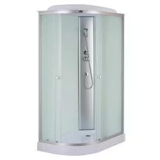 Бокс душевой без гидромассажа Mixxus WAVE SB02-120x80x215-R-FB SATIN с низким поддоном