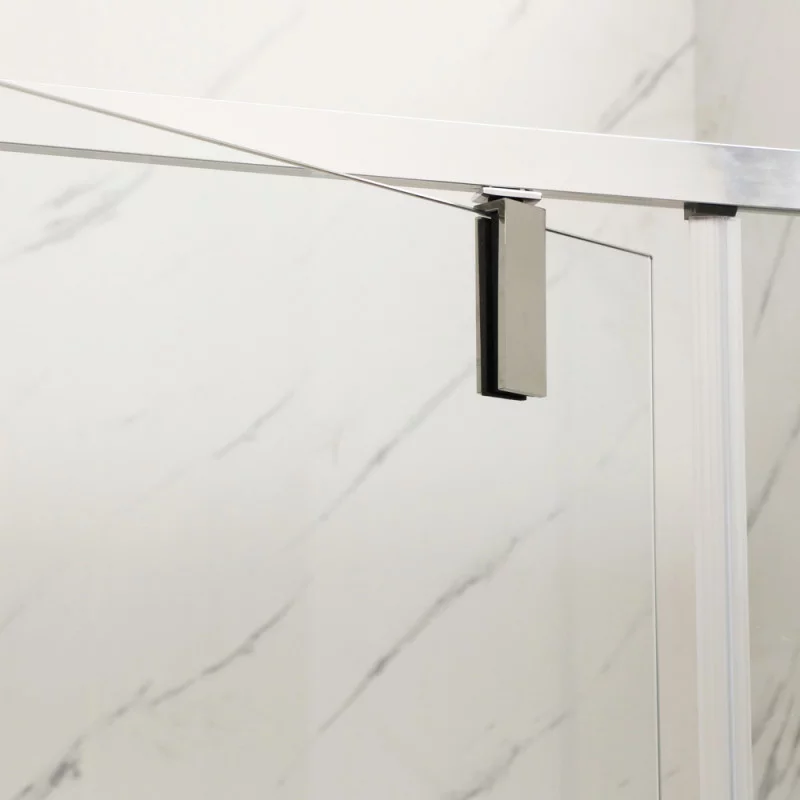 Душевая кабина без поддона Mixxus Premium BEVEL SC01-100x80x195-TR Chrome прозрачное стекло 6мм (MI