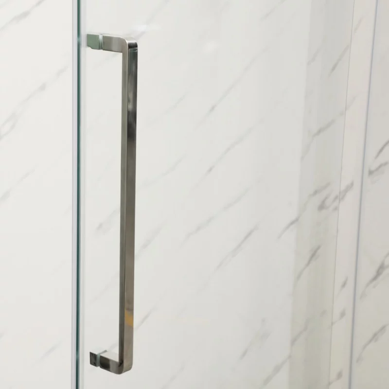 Душевая кабина без поддона Mixxus Premium BEVEL SC01-100x80x195-TR Chrome прозрачное стекло 6мм (MI