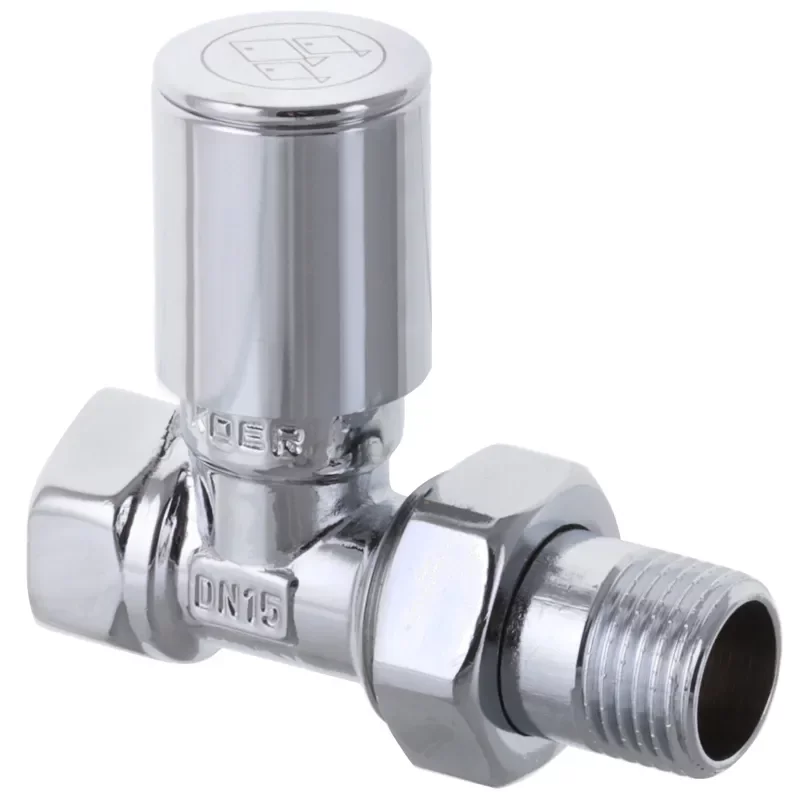 Кран для полотенцесушителя прямой Koer KR.532 - 1/2" (Продается по 2 шт.)