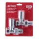 Кран для полотенцесушителя прямой Koer KR.532 - 1/2" (Продается по 2 шт.)