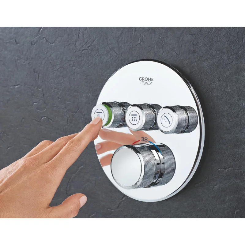 Термостат скрытого монтажа на 3 потребителя Grohe Grohtherm SmartControl