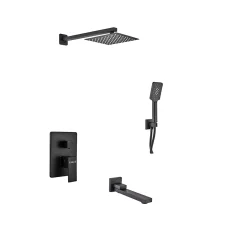 Встраиваемая душевая система Haiba Kubus 009 (Inner) Black