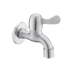 Кран для холодной воды Zerix BIB-001 из нерж. стали SUS304 (Упаковка Блистер)